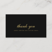 Carte de remerciement traditionnelle pour mariage