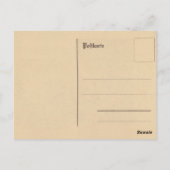 Carte de remerciement vintage Zeppelin et paquebot (Dos)