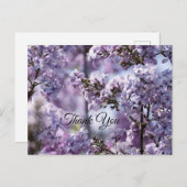 Carte de remerciements (Devant / Derrière)