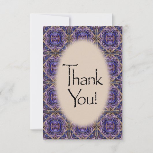 Carte de remerciements (Devant)