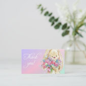 carte de remerciements (Debout devant)