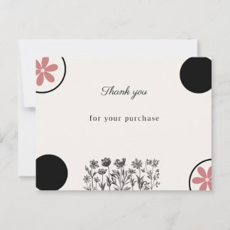 Carte de remerciements