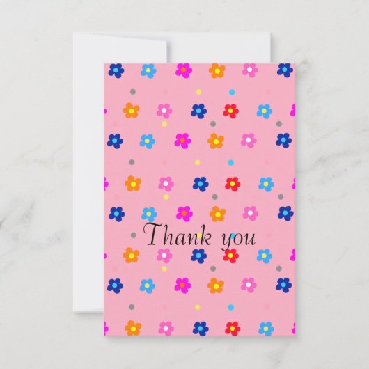 Carte de remerciements (Devant)