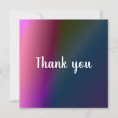 Carte de remerciements (Devant)