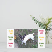 Carte de remerciements (Debout devant)