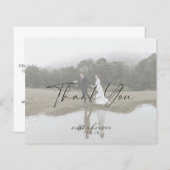 Carte de remerciements (Devant / Derrière)