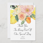 CARTE DE REMERCIEMENTS (Devant)