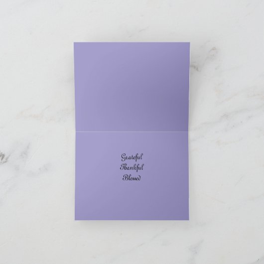 Carte de remerciements (Intérieur)