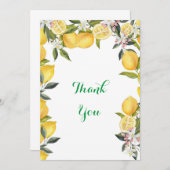 CARTE DE REMERCIEMENTS (Devant / Derrière)