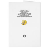 Carte de remerciements (Dos)