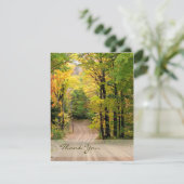 Carte de remerciements (Debout devant)