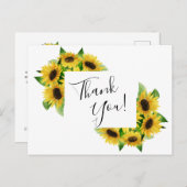 carte de remerciements (Devant / Derrière)