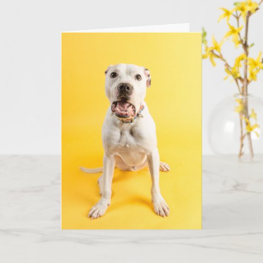 Carte de remerciements (Fleur jaune)