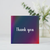 Carte de remerciements (Debout devant)