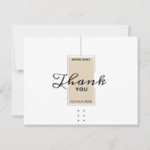 Carte de remerciements (Devant)