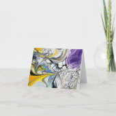 Carte de remerciements. (Devant)