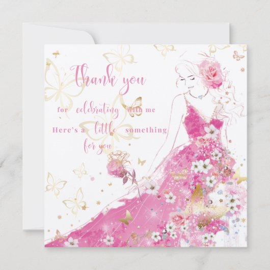 Carte de remerciements (Devant)