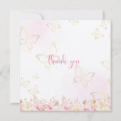 Carte de remerciements (Dos)