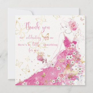 Carte de remerciements