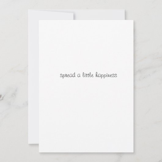 Carte de remerciements (Dos)