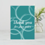 Carte de remerciements (Debout devant)