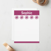 Carte de remerciements (Devant/Arrière en situation)