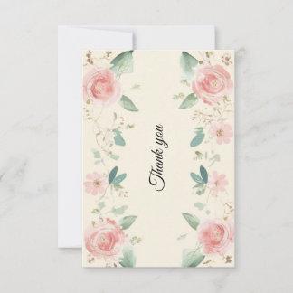 Carte de remerciements