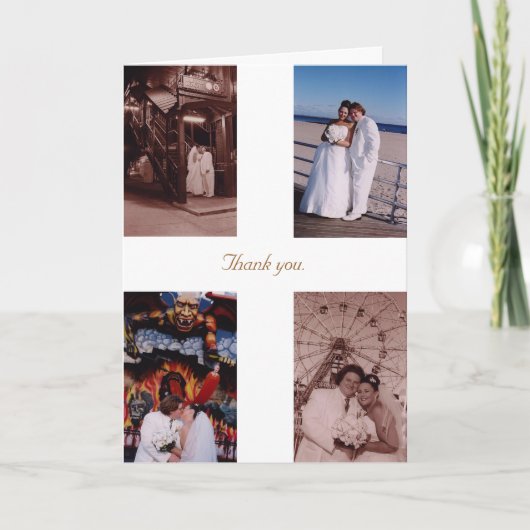 carte de remerciements (Devant)