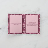 Carte de remerciements (Intérieur)