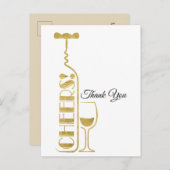 carte de remerciements (Devant / Derrière)