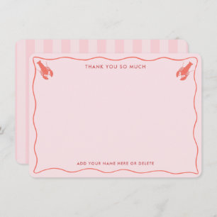 CARTE DE REMERCIEMENTS 