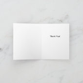 Carte de remerciements (Intérieur)