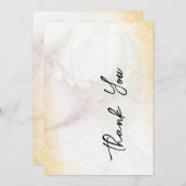 Carte de remerciements (Devant / Derrière)