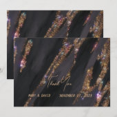 Carte de remerciements (Devant / Derrière)