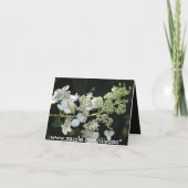 Carte de remerciements (Dos)