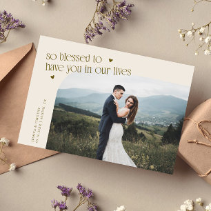 CARTE DE REMERCIEMENTS