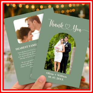 CARTE DE REMERCIEMENTS