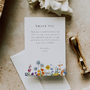 CARTE DE REMERCIEMENTS 