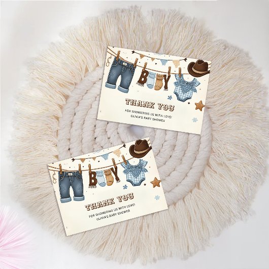 Carte de remerciements