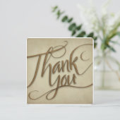 Carte de remerciements (Debout devant)