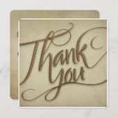 Carte de remerciements (Devant / Derrière)