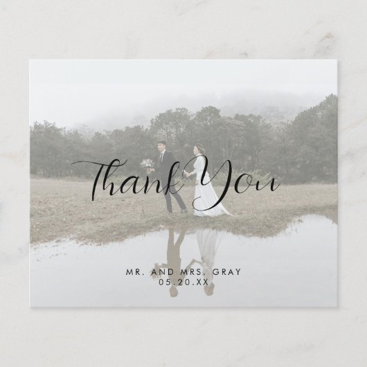 Carte de remerciements (Devant)