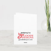 Carte de remerciements (Dos)