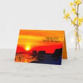 Carte de remerciements (Fleur jaune)