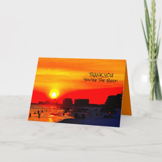 Carte de remerciements (Devant)