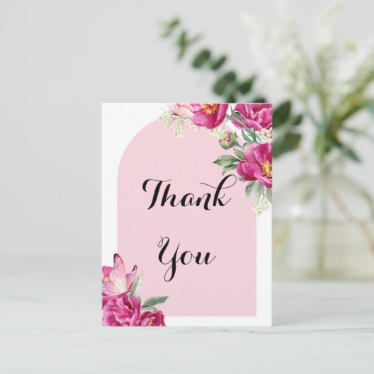 CARTE DE REMERCIEMENTS (Debout devant)