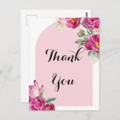 CARTE DE REMERCIEMENTS (Devant / Derrière)