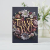 Carte de remerciements (Debout devant)