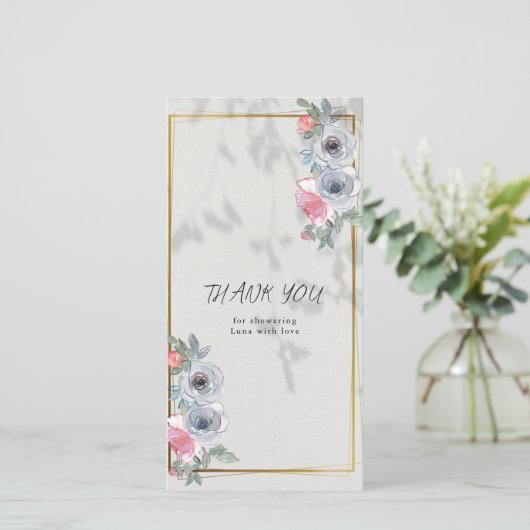 CARTE DE REMERCIEMENTS (Debout devant)