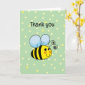 carte de remerciements (Fleur jaune)